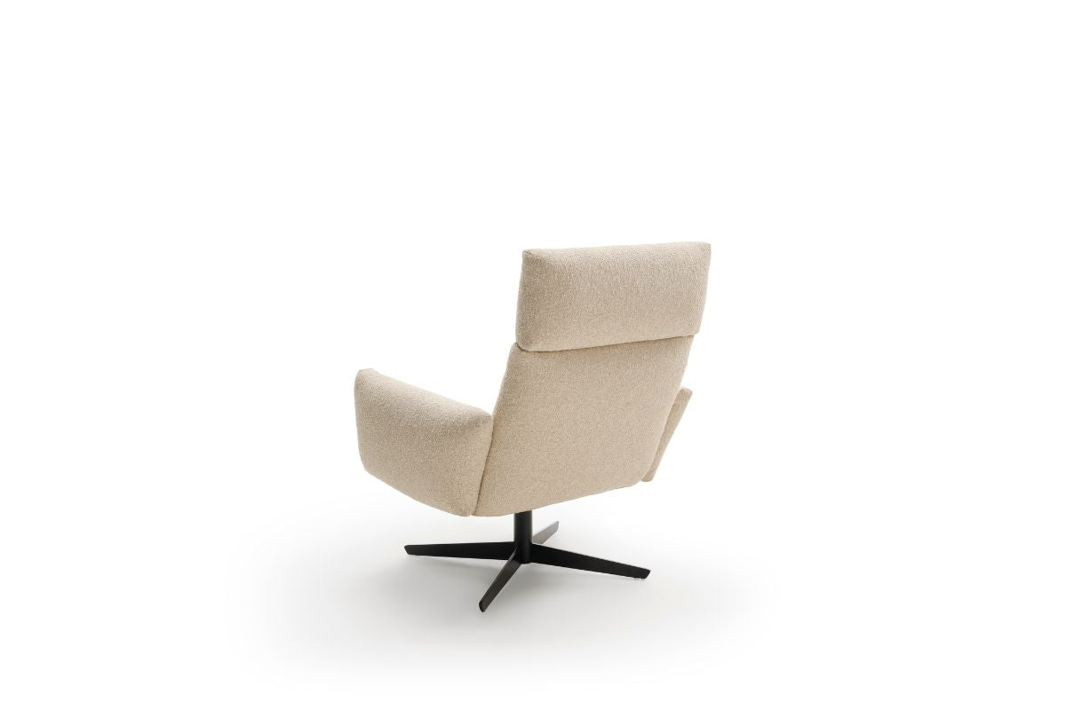CALMA Swivel Metal Armchair