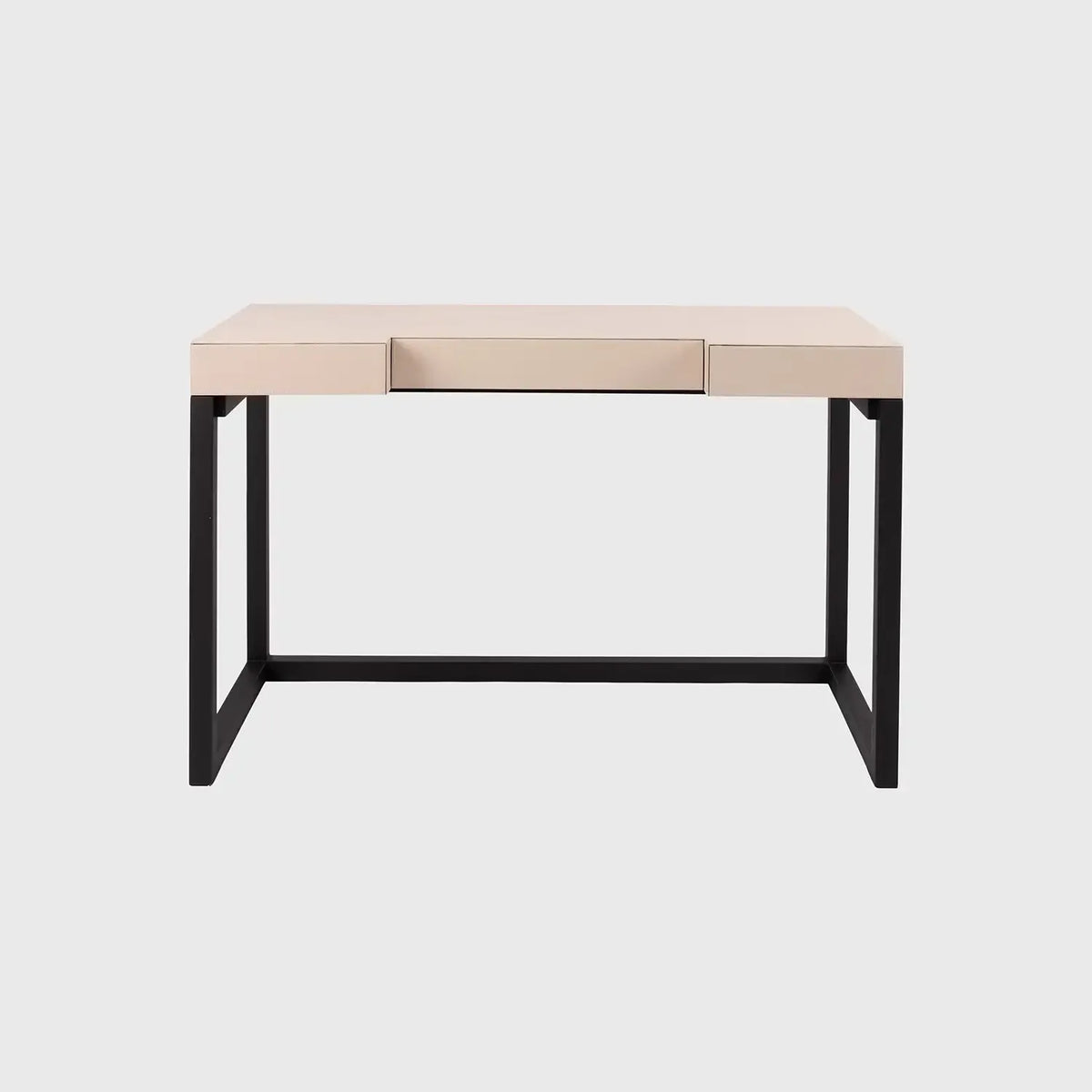 Compact Desk and Chair Pumice Leather