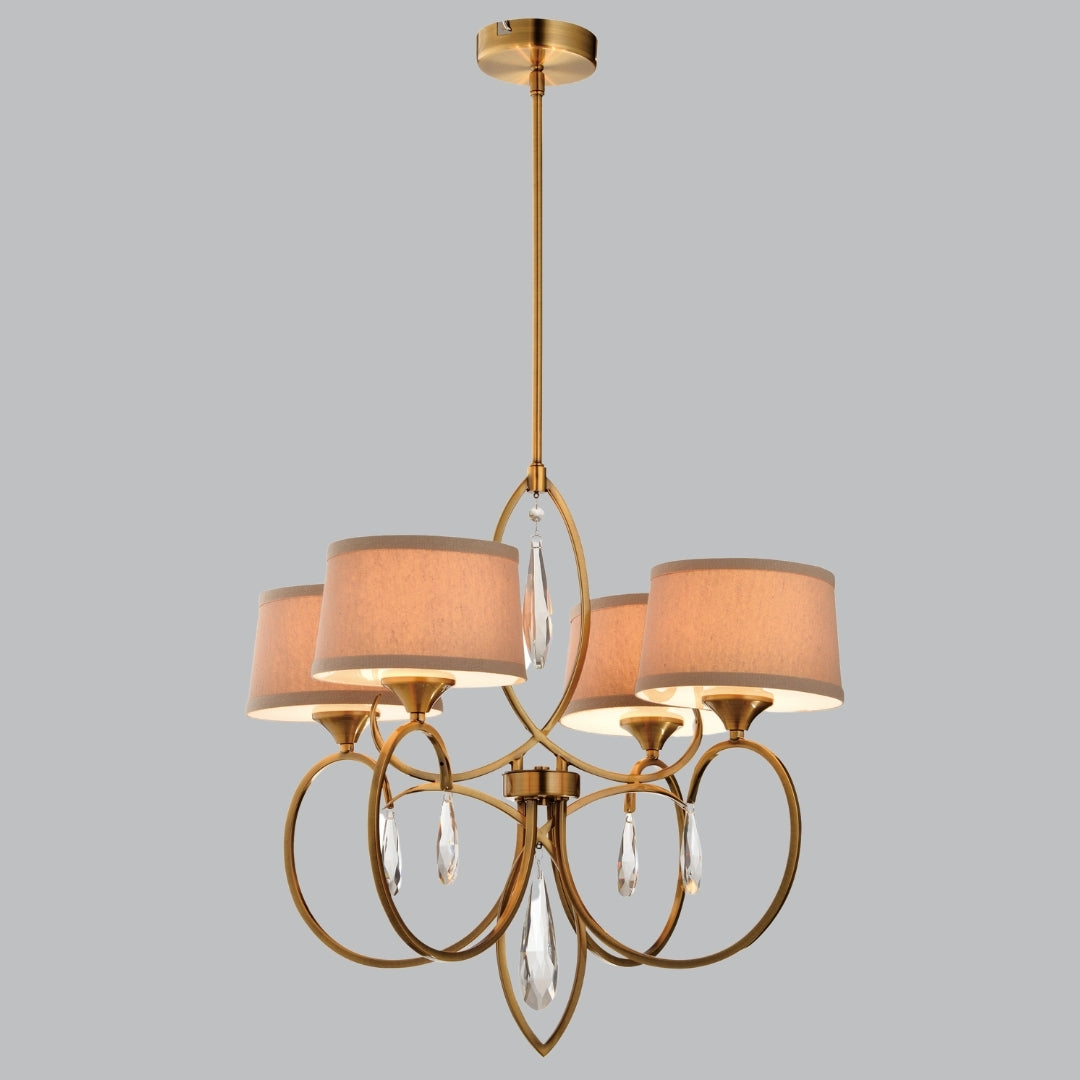 Cygnus 4 Arm Chandelier