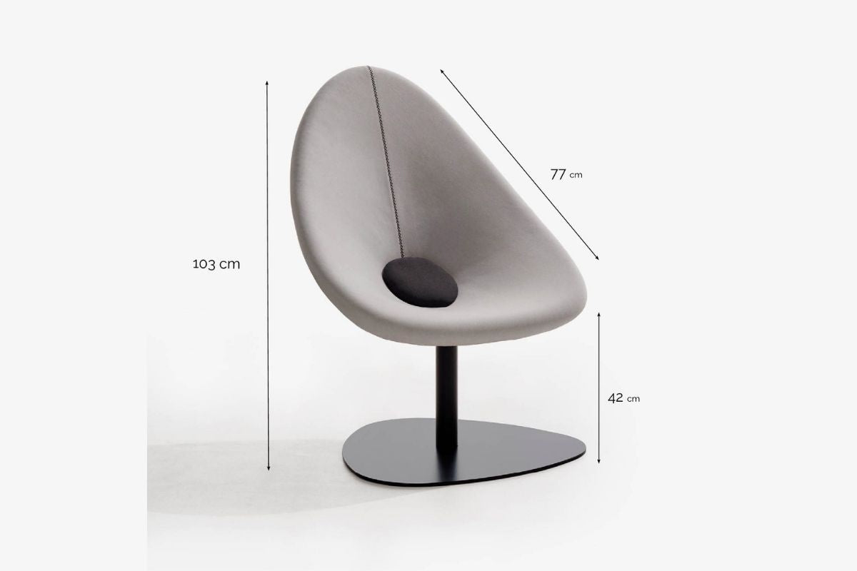Delta Swivel Armchair