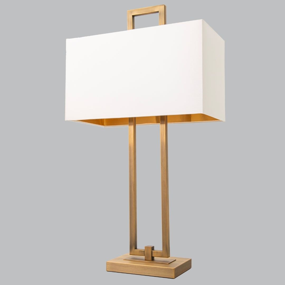 Ember Antique Brass Finish Table Lamp