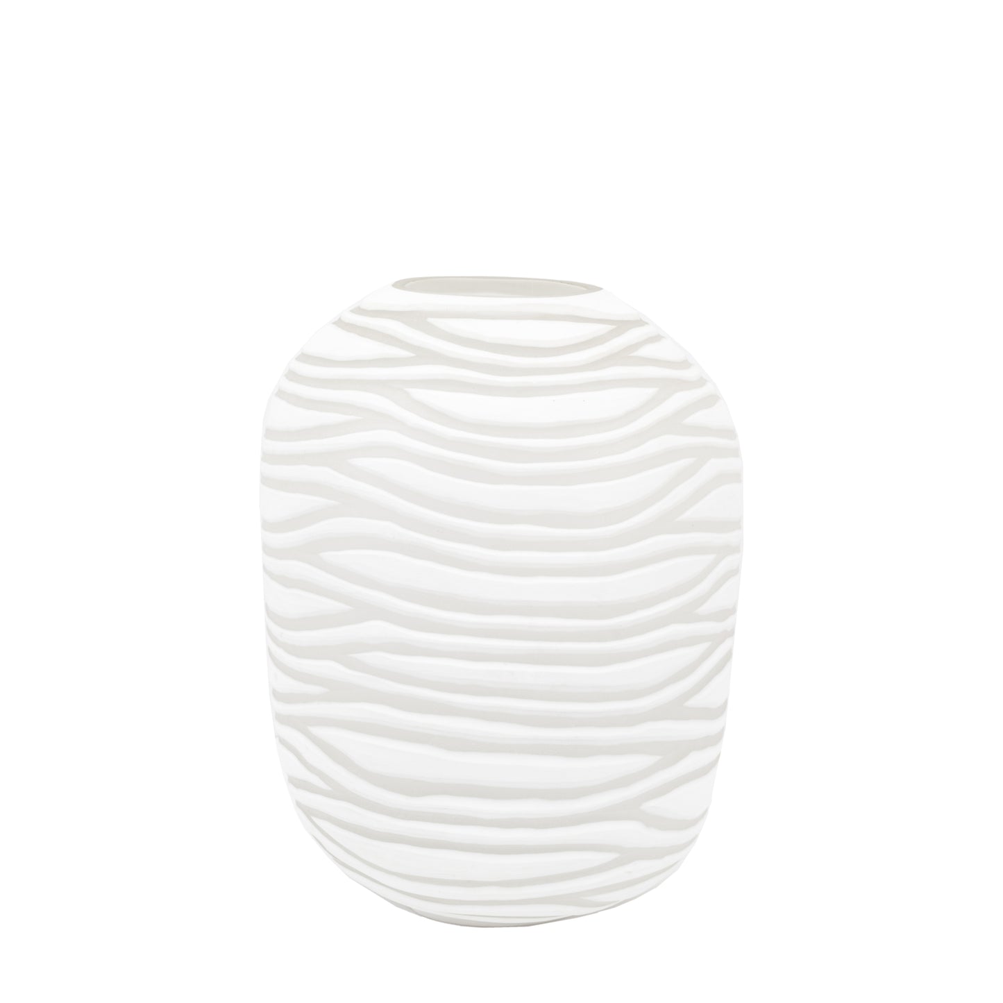 Andorra Handblown Carved Glass Vase