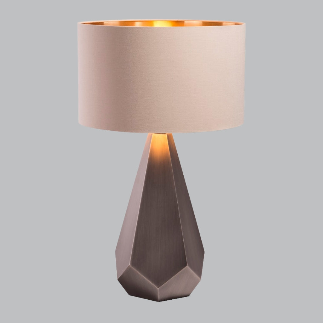 Lance Gunmetal Finish Table Lamp