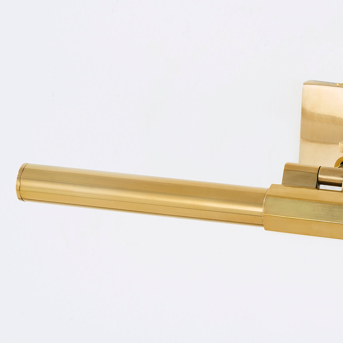 Melbourne Wall Light – Aged Brass with White Acrylic Shade