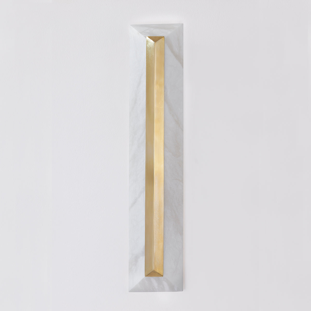 Perth Alabaster Wall Light – Vintage Brass