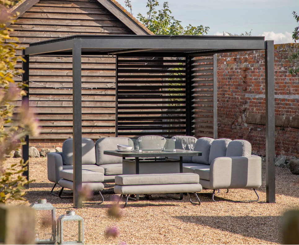 Messina Pergola Black
