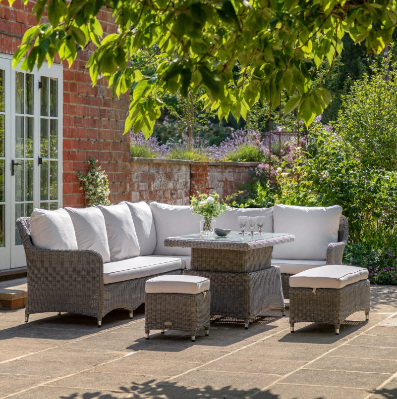 Ascot Corner Dining Set With Rising Table