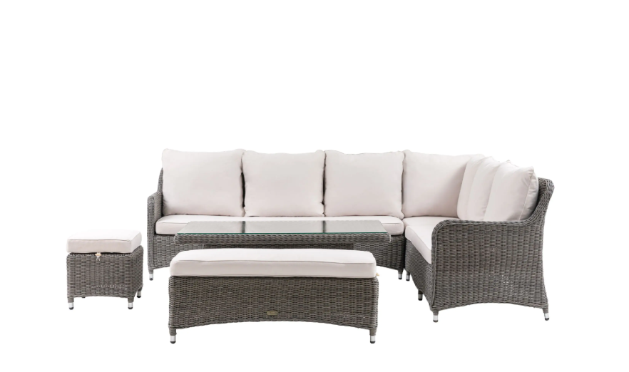 Ascot Corner Dining Set With Rising Table