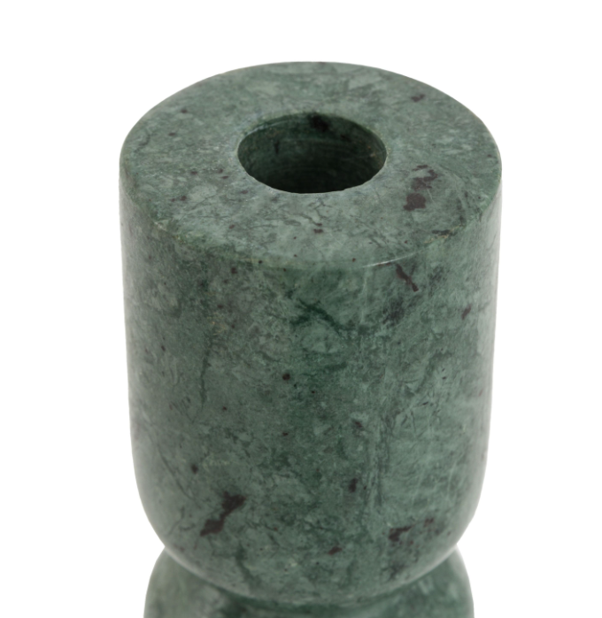 Taraza Marble Candlesticks – Green (Set of 2)