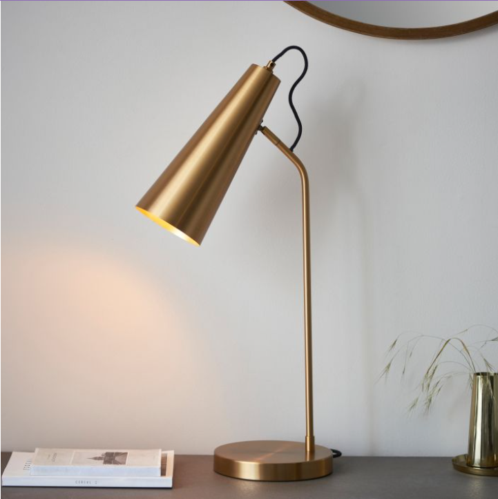 Karna Table Lamp – Antique Brass