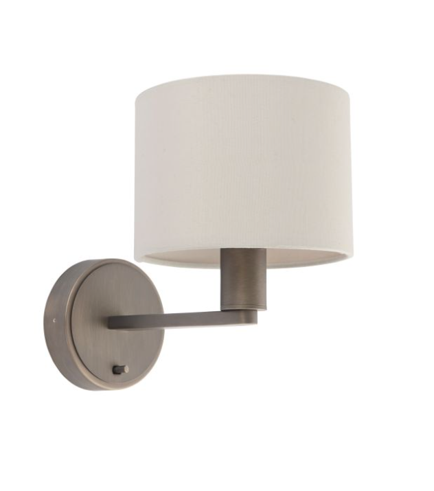 Daley Wall Light – Antique Bronze / Marble