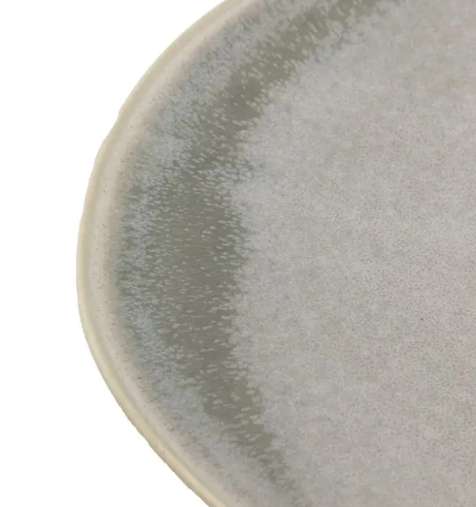 Pebble Glaze Dinner Plate – Dove Grey (Pack of 4)