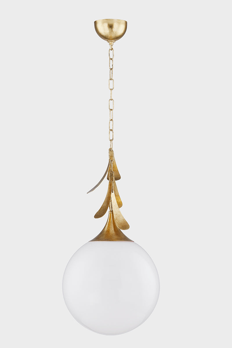 victoria pendant light, vintage gold pendant, white glass pendant, home ec design, modern classic lighting, bellurie lighting