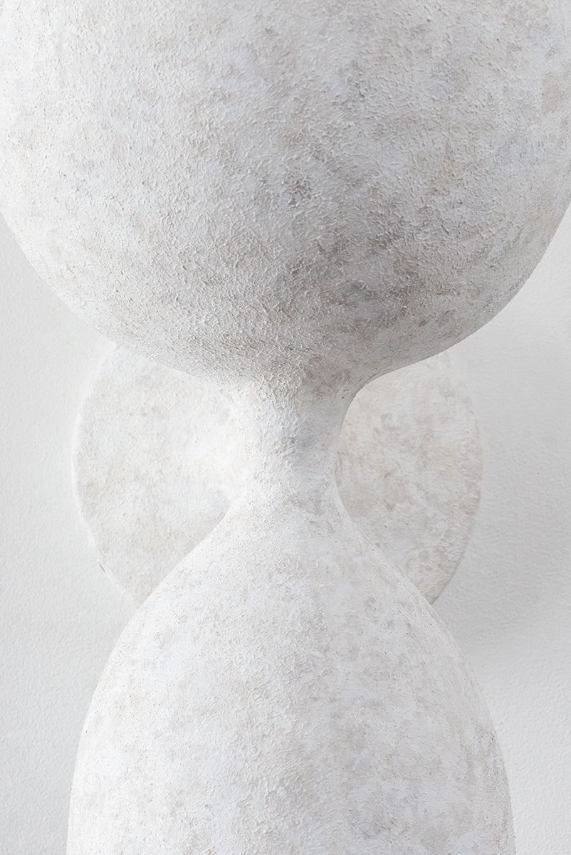 Waucoba Wall Light – Weathered White Finish