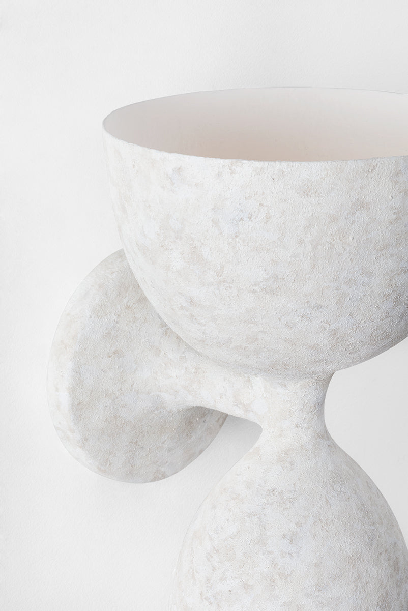 Waucoba Wall Light – Weathered White Finish