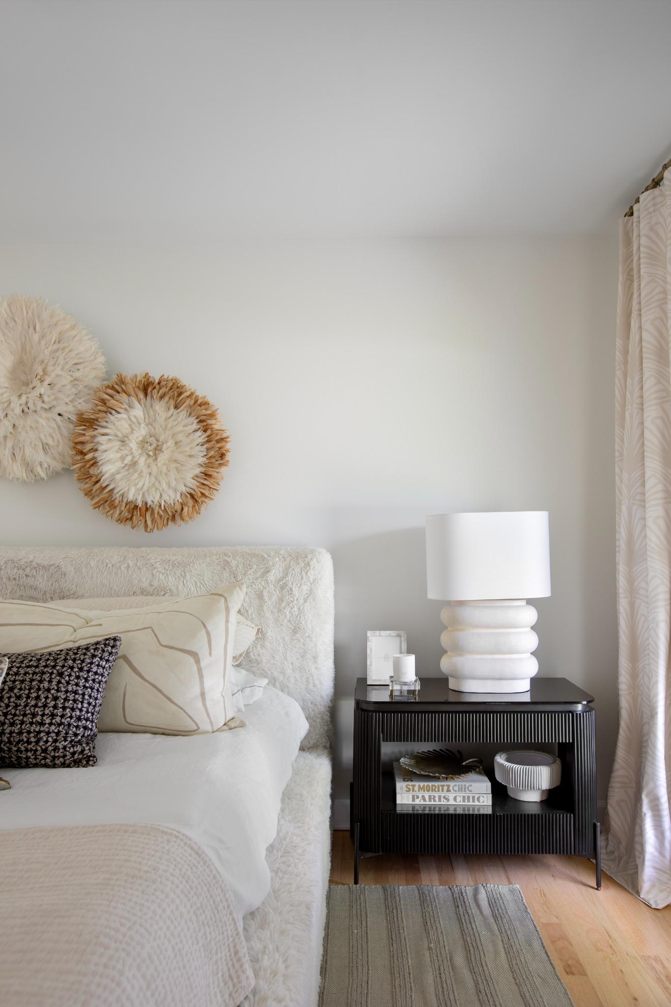 Ewing Plug-In Table Lamp – Aged Brass with Weathered Ivory Ceramic Base