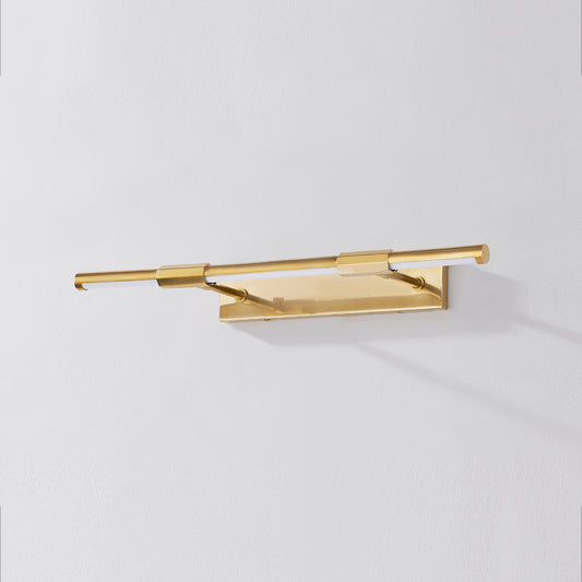 Melbourne Picture Light – Aged Brass with White Acrylic Shade