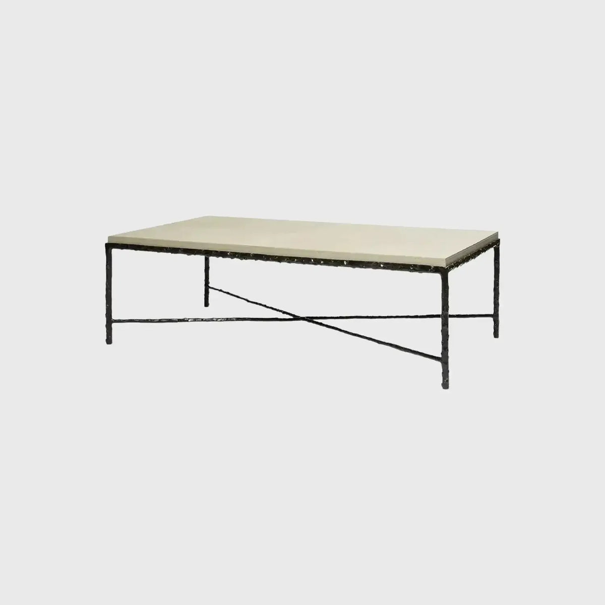 Arun Coffee Table Bronze Pumice Leather