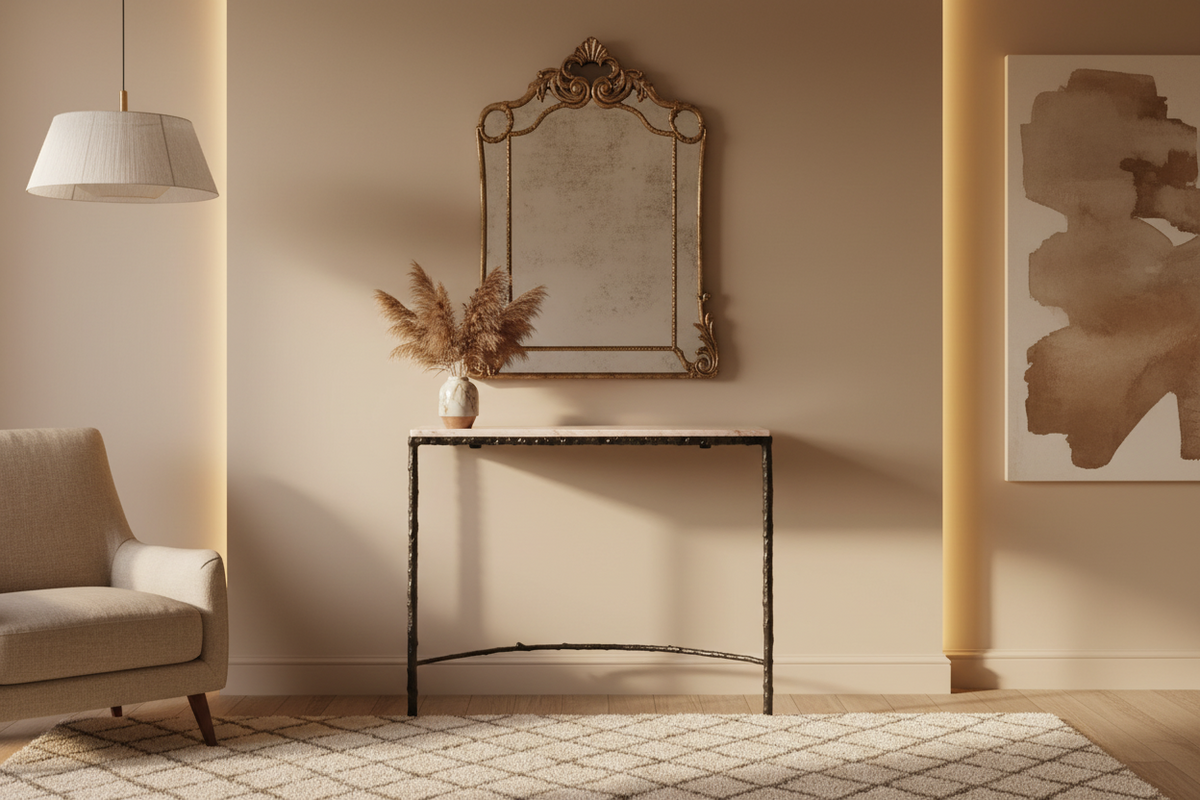 Arun Wall Console Bronze Nera