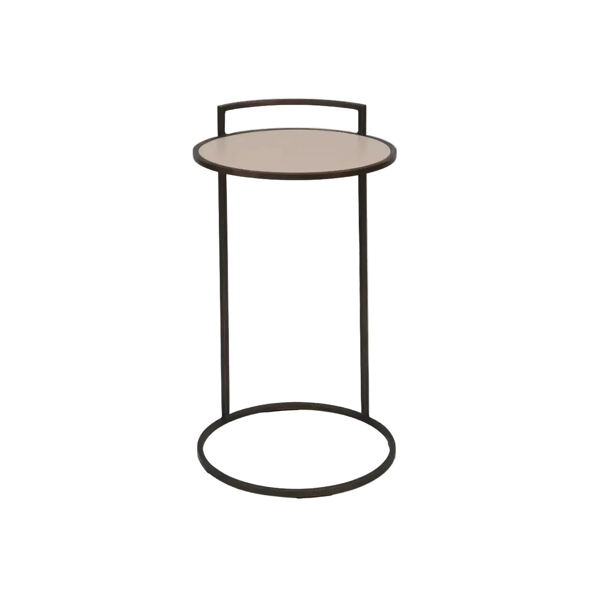 Arunya Round Cocktail Table Dorato and Pumice