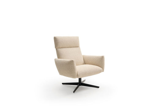 CALMA Swivel Metal Armchair