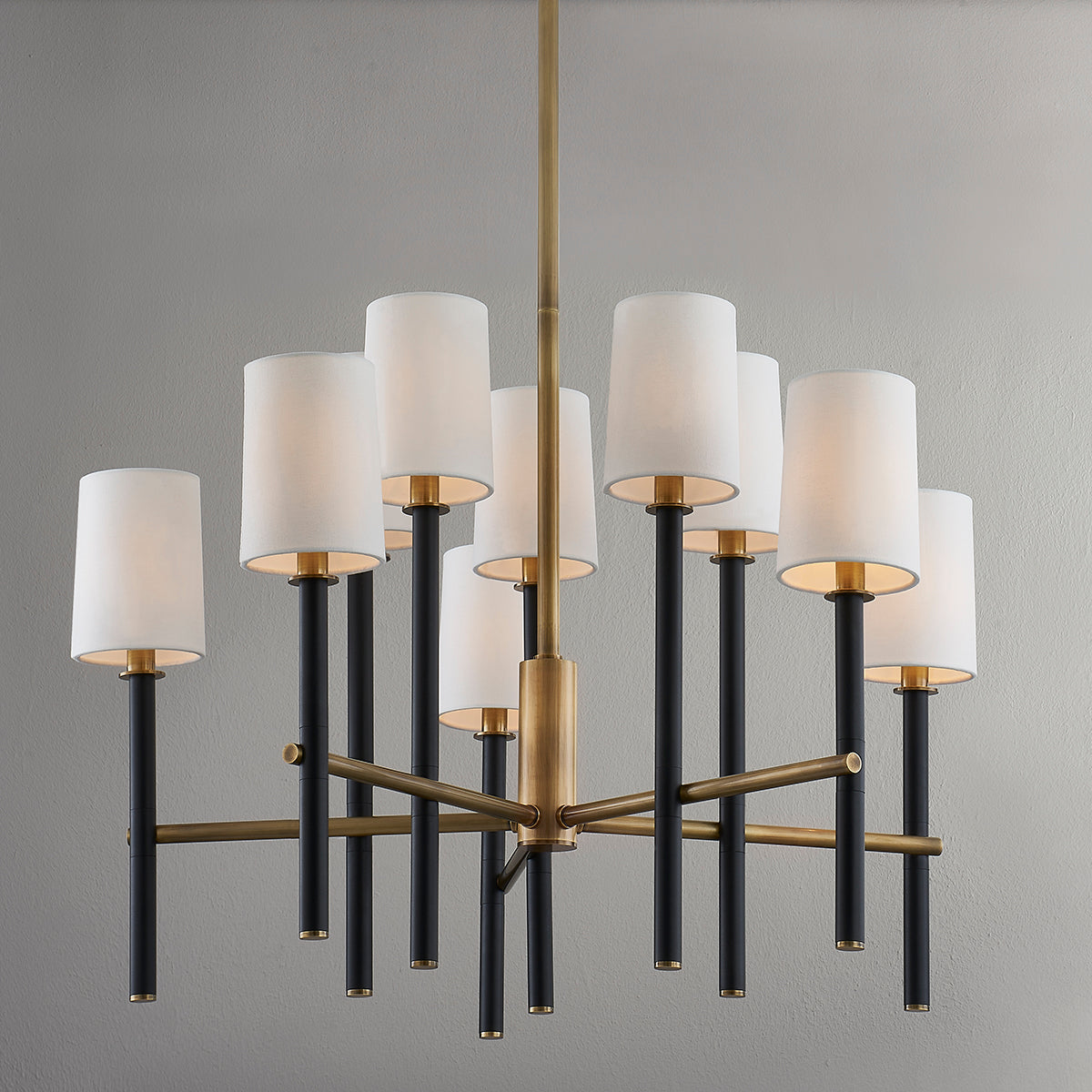 Belvedere Chandelier – Patina Brass