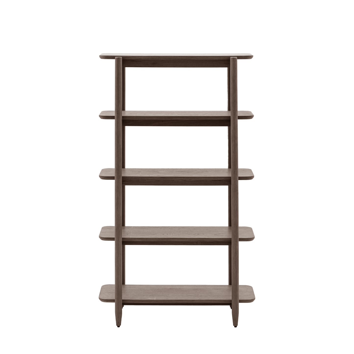 Hatfield Open Display – Tall Smoked Oak Finish