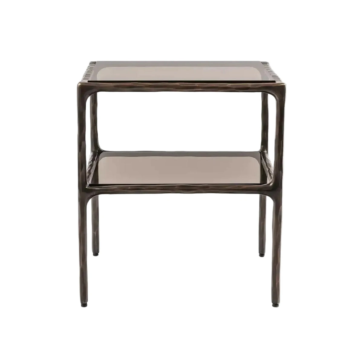 Forged Side Table Bronze Dorato
