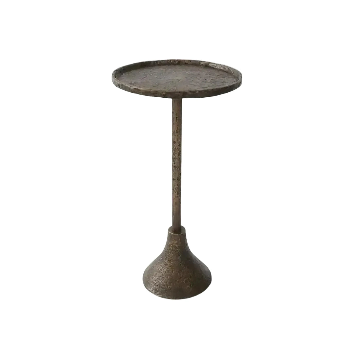 Gimlet Bronze Dorato Round Cocktail Table