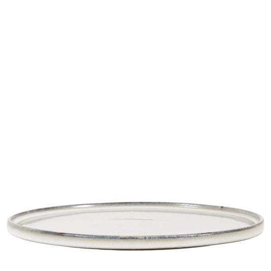 Reactive Glaze Side Plate – Pale Grey (Pack of 4)