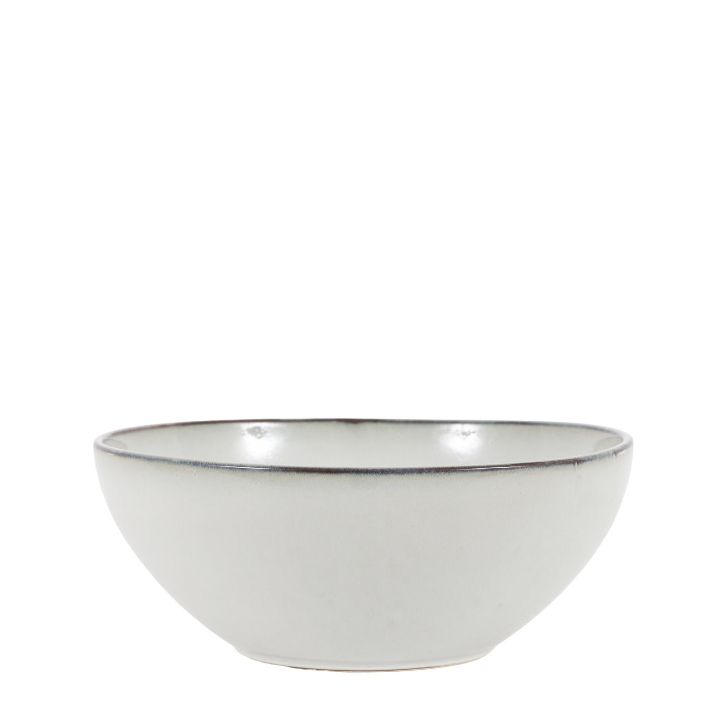 Reactive Glaze Pasta Bowl – Pale Grey