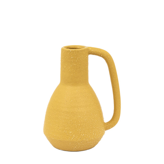 Ojal Ceramic Vase – Small – Mustard