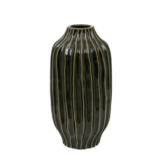 Organic Ribbed Vase – Large