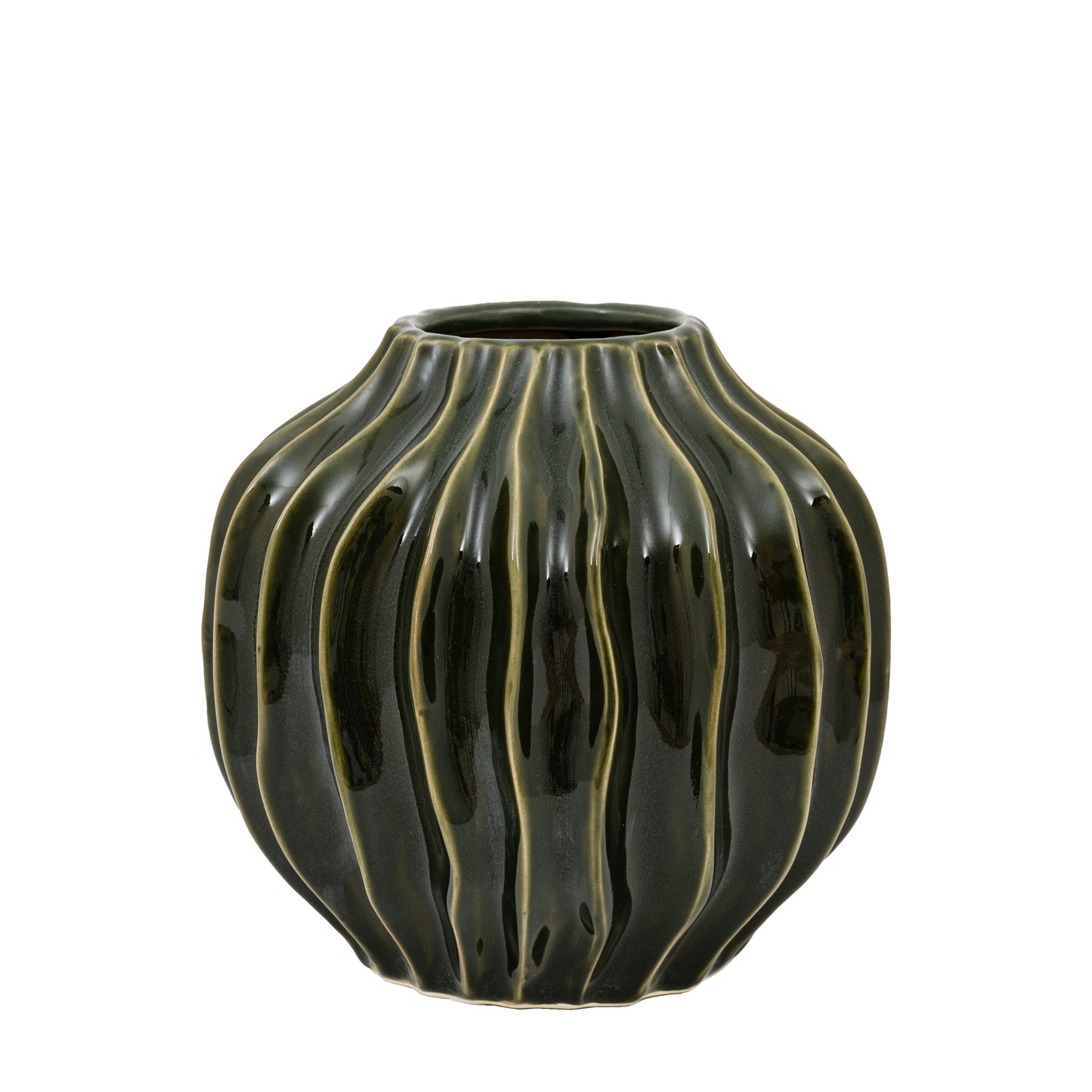 Organic Ribbed Vase – Small