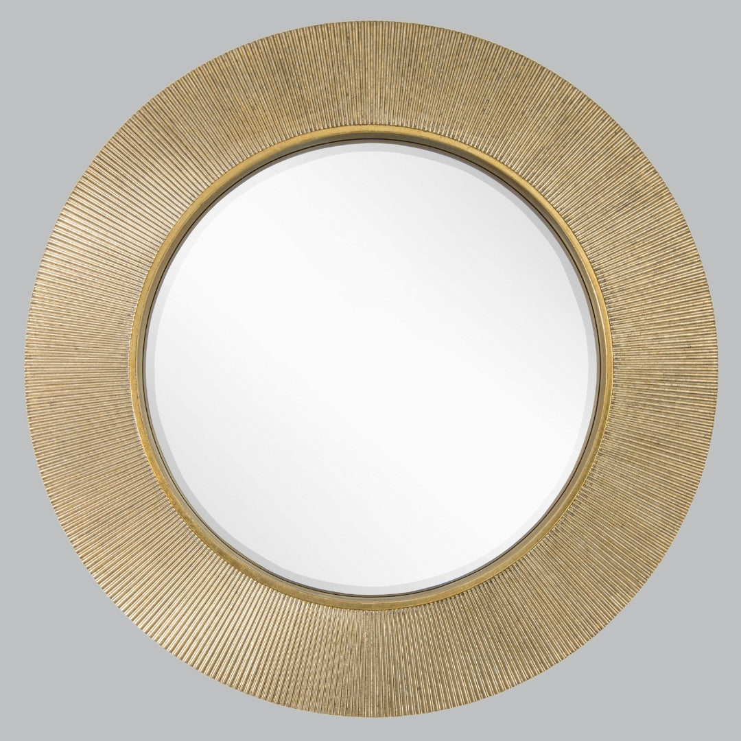 Jade Gold Finish Wall Mirror
