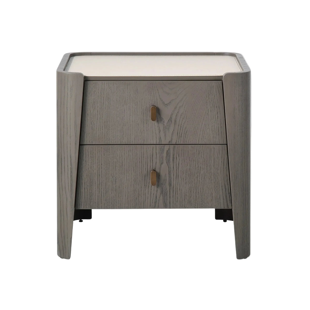 Kelly Bedside Macchiato and Leather