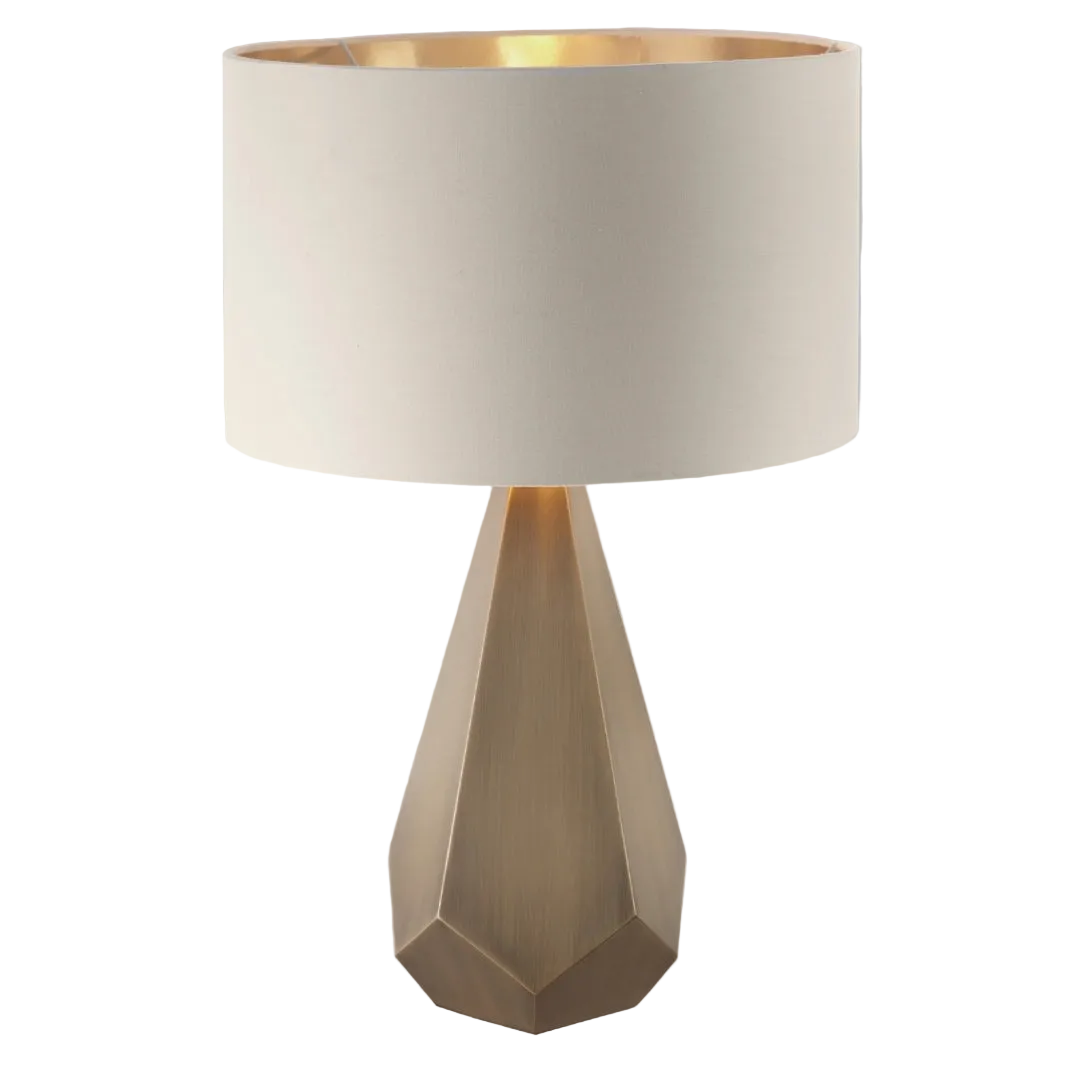 Lance Antique Brass Table Lamp