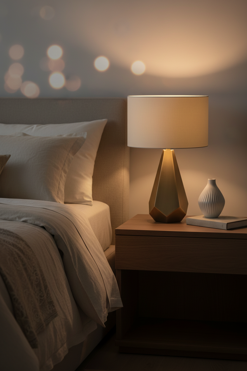 Lance Antique Brass Table Lamp