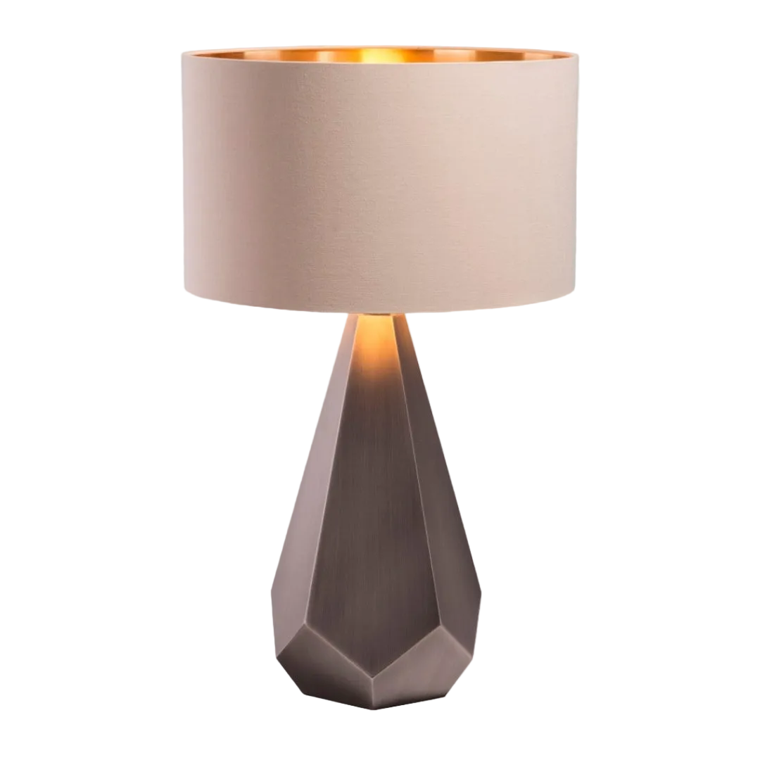Lance Gunmetal Finish Table Lamp