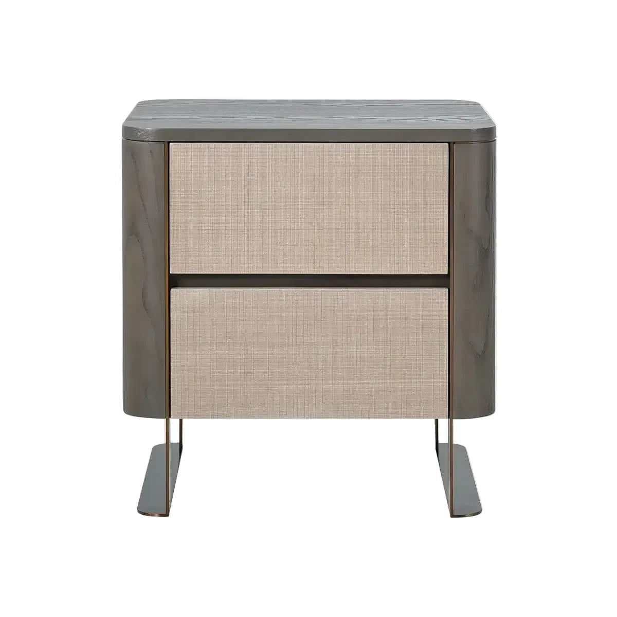 Lizzi 2 Drawer Bedside Macchiato