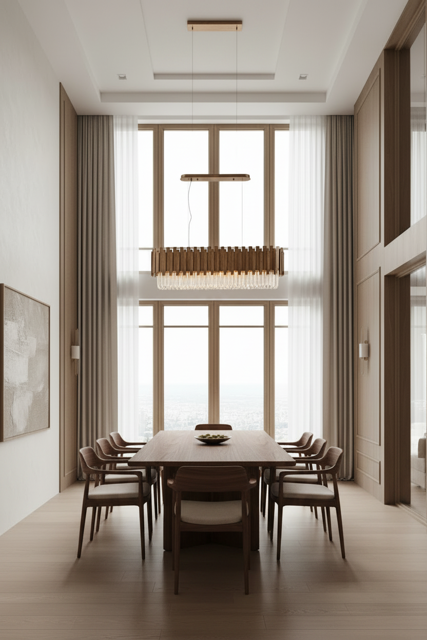 Mars Over Table Chandelier