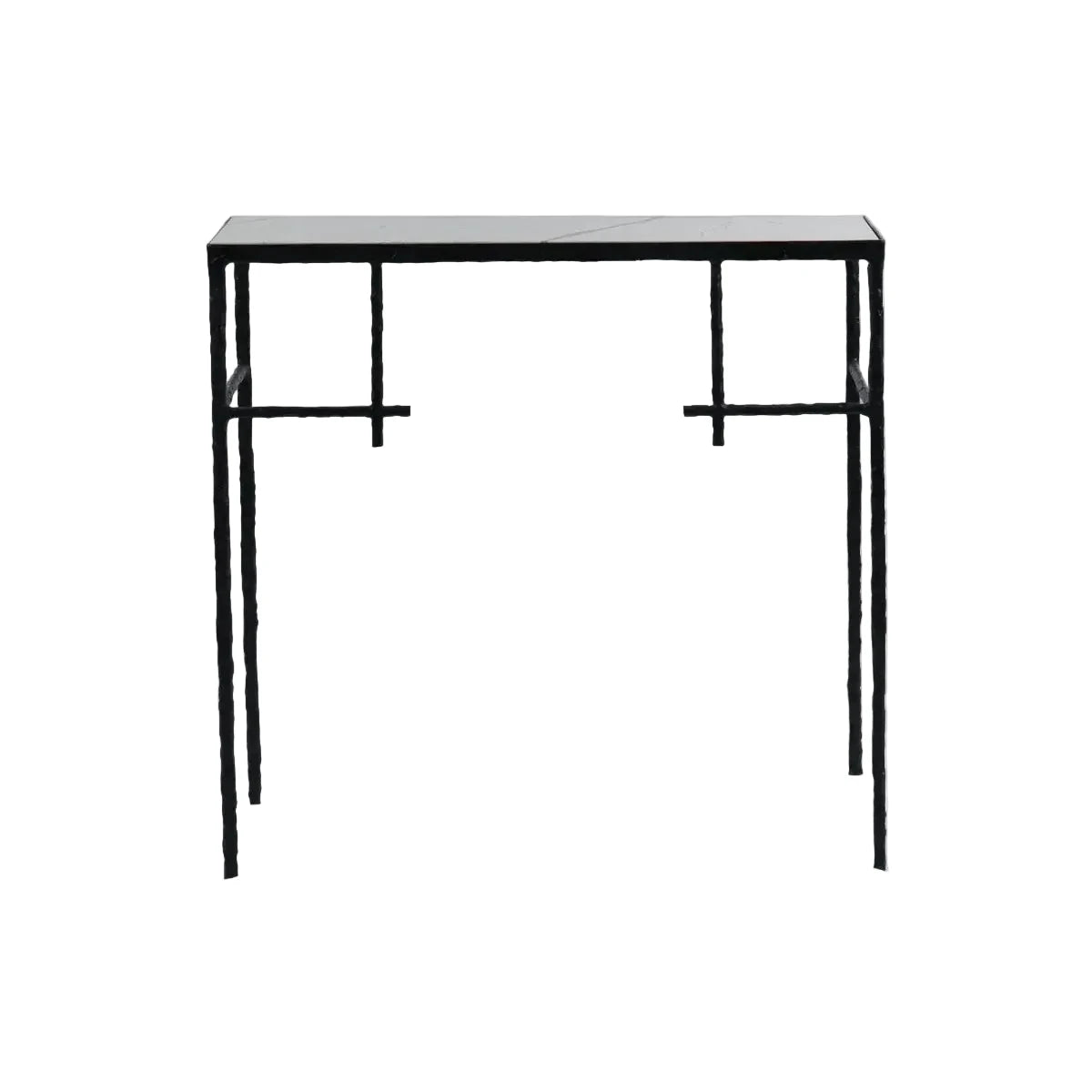 Mineral Console Bronze Nera And Marble