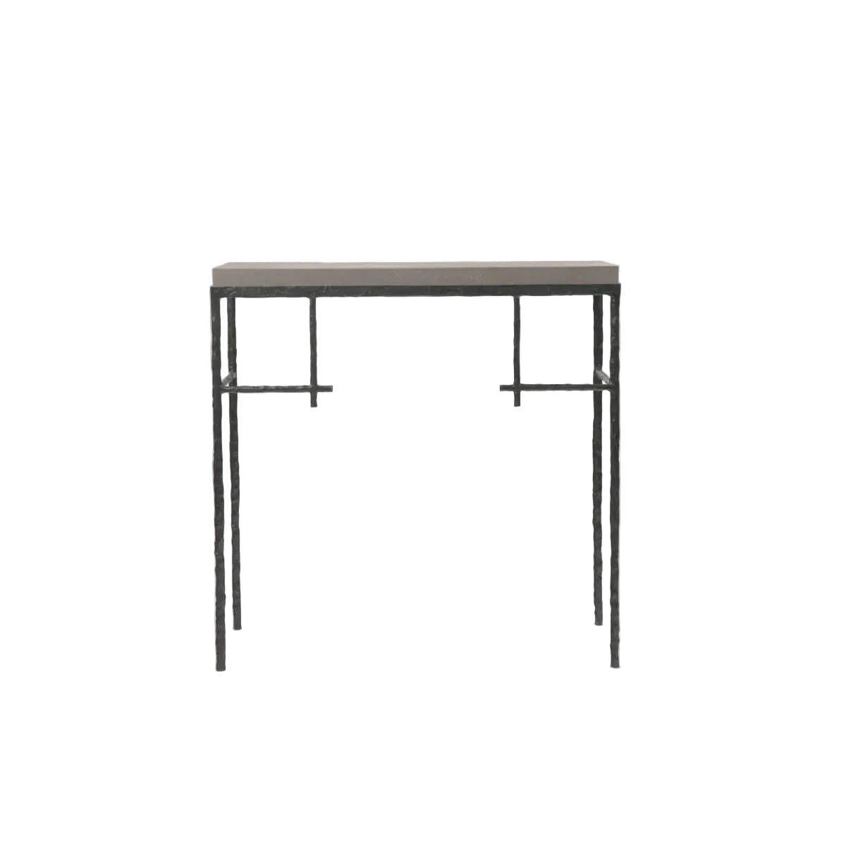Mineral Console Bronze Nera and Leather