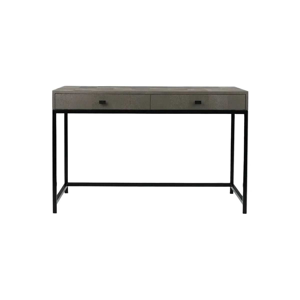 Mr Barnes Desk Grey Shagreen Leather