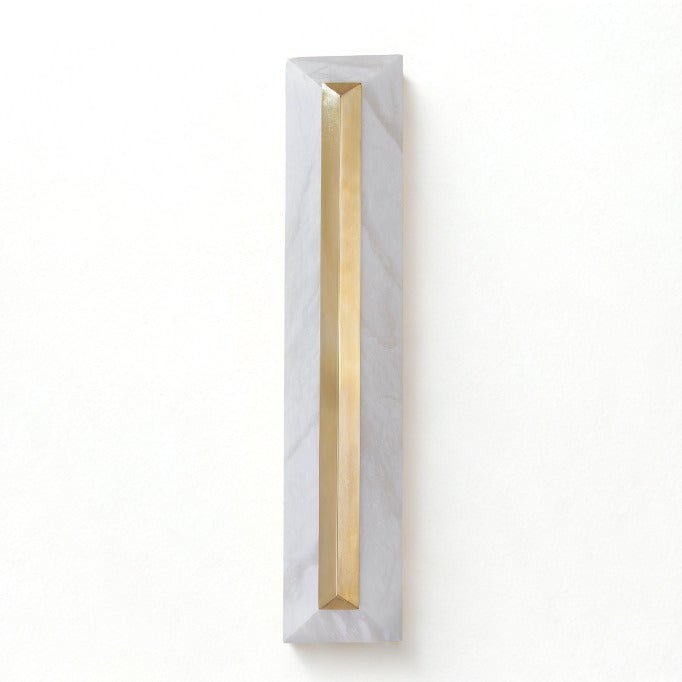 Perth Alabaster Wall Light – Vintage Brass