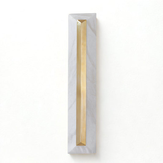 Perth Alabaster Wall Light – Vintage Brass