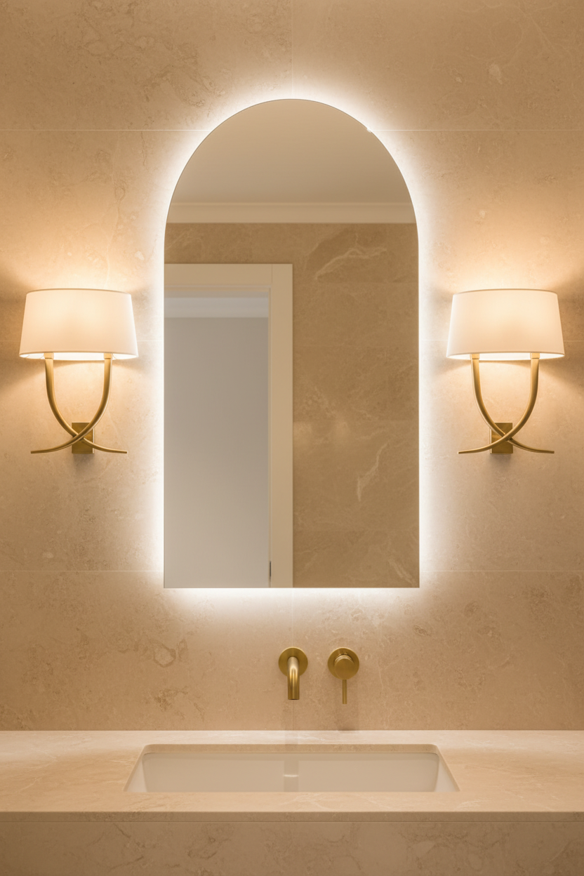 Quinn Antique Brass Wall Lamp