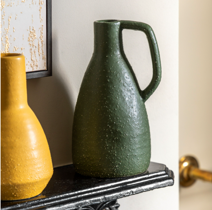 Ojal Ceramic Vase – Large Olive