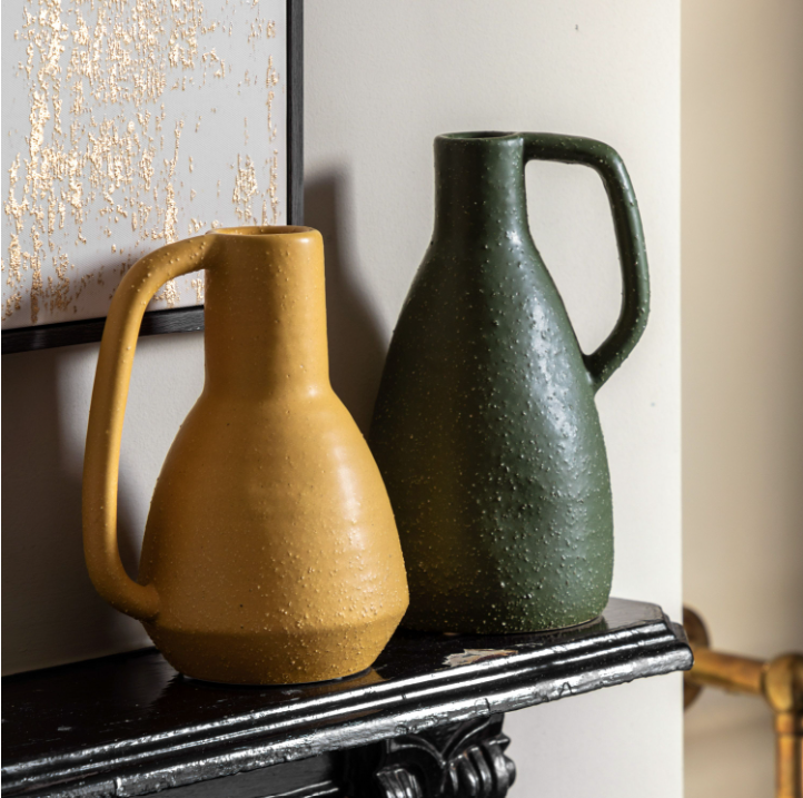 Ojal Ceramic Vase – Large Olive