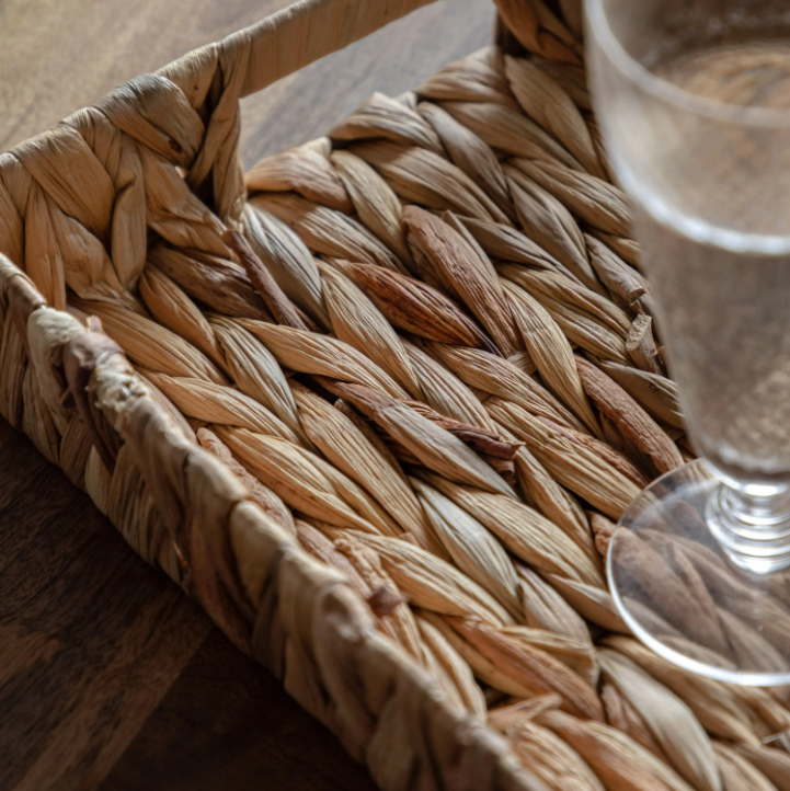 Alma Woven Rectangle Trays – Natural (Set of 2)